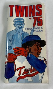 1975 Minnesota Twins Baseball Vintage Press Guide
