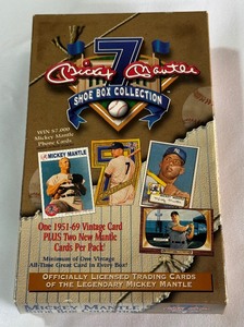 Mickey Mantle Shoe Box Baseball Collections Set - no vintage card