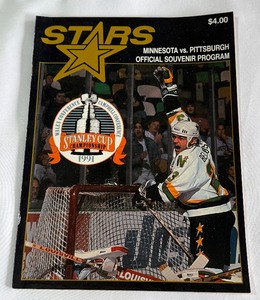 Minnesota North Stars 1991 Stanley Cup Championship Hockey Program