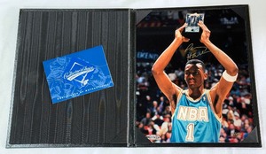 Penny Hardaway Autographed Basketball Photo w UD COA