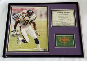 Randy Moss Framed Minnesota Vikings Football Photo