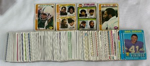 Large Lot of Vintage Football Cards wStars 1971-1983 Topps