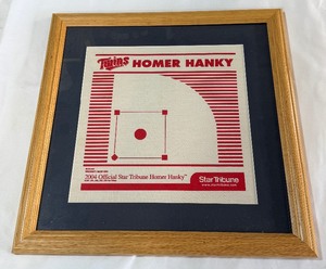 Minnesota Twins Homer Hanky Framed Piece