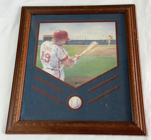 Framed Baseball Artwork Framed Piece