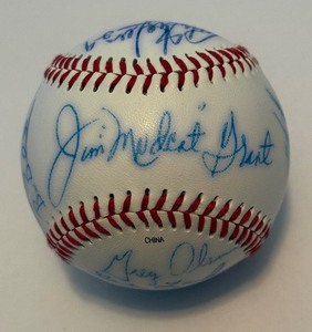 Minnesota Twins Fest Autographed Baseball w 15 Autographs - Grant, Larkin, Becquer, and More