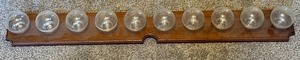 Baseball Display Holder For 10 Baseballs