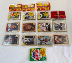 (4) 1987 Topps Baseball Card Rack Packs 1 Wax Pack