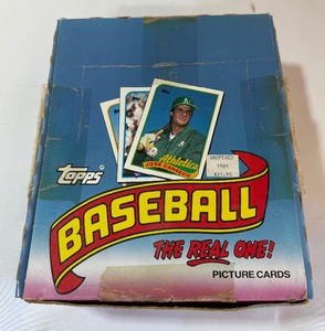 24 ct. 1989 Topps Baseball Rack Pack Box - Full Box