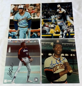 (4) Baseball Autographed 8x10 Photos - 2