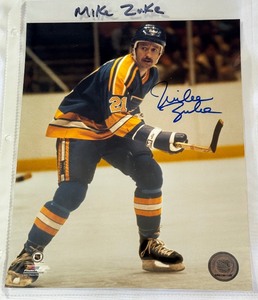Mike Zuke Autographed 8x10 Hockey Photo