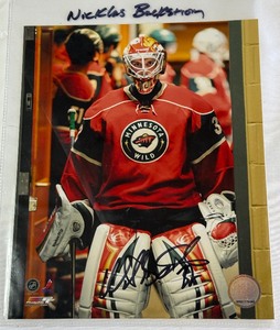 Nicklas Backstrom Autographed Minnesota Wild 8x10 Hockey Photo