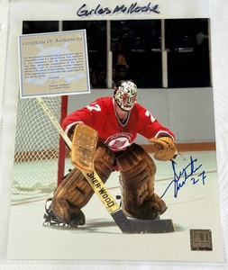 Giles Milloche Autographed 8x10 Hockey Photo w COA