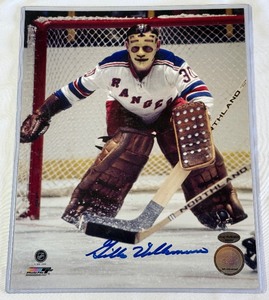 Giles Villemure Autographed 8x10 Hockey Photo - 2