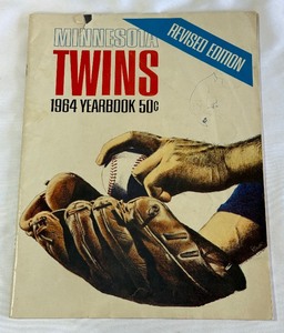 1964 Minnesota Twins Vintage Baseball Yearbook