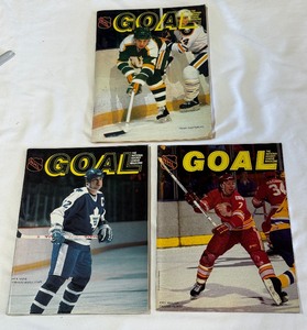 (3) Goal NHL Magazine Minnesota North Stars Programs