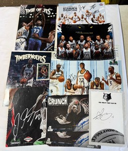 Minnesota Timberwolves Large Autograph Lot - 1