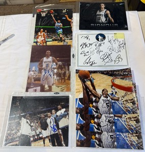 Minnesota Timberwolves Large Autograph Lot - 2