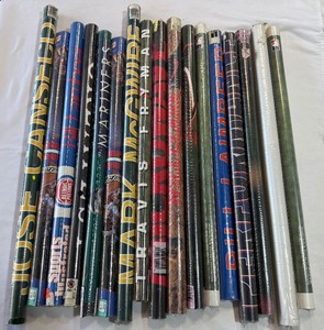(17) Vintage New Sports Posters - Baseball and Basketball