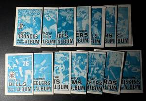 14-Album 1998 Topps 4 in 1 Stamp Albums Vintage Football Card Lot