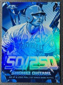 Shohei Ohtani 2020 Topps Fire 50250 Insert Los Angeles Angels Baseball Card No. SS-13