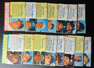 15-Card 1962 Post Baseball Vintage Card Lot