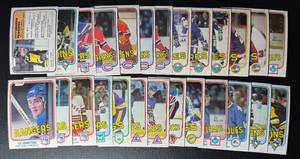 26-Card 1981 OPC Hockey Card Vintage Lot