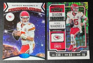 Patrick Mahomes 2-Card Insert Football Card Lot
