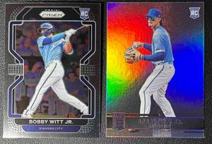 Bobby Witt Jr. 2-Card Rookie Baseball Card Lot