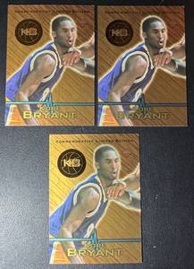 Kobe Bryant 3-Card Jumbo Basketball Card Lot