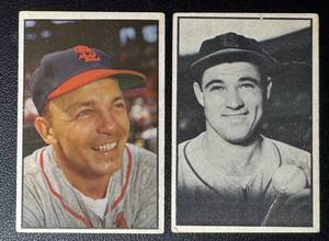 2-Card 1953 Bowman Baseball Vintage Card Lot