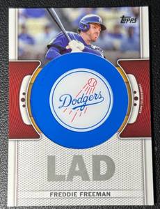 Freddie Freeman 2023 Topps Commemorative Patch Baseball Card No. TLP-FF