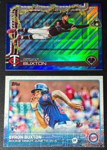 Byron Buxton 2-Card Minnesota Twins Baseball Card Lot (RC)