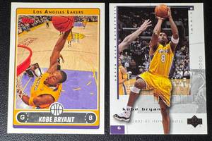 Kobe Bryant 2-Card Basketball Card Lot