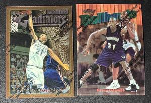 2-Card Kevin Garnett Topps Minnesota Timberwolves Basketball Card Lot
