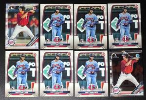 Matt Wallner 8-Card Rookie Minnesota Twins Baseball Card Lot