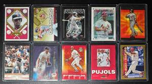 Albert Pujols 10-Card Insert Baseball Card Lot
