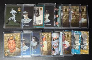 16-Card HOF Superstar Insert Baseball Card Lot