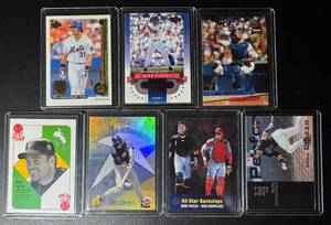 Mike Piazza 7-Card Insert Baseball Card Lot