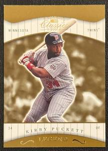 Kirby Puckett 2001 Donruss Legends 04041755 Minnesota Twins Baseball Card No. 191