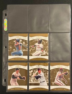 5-Card Baseball Legend Numbered 1755 Baseball Card Lot
