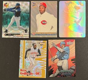 Ken Griffey Jr. 5-Card InsertParallel Baseball Card Lot
