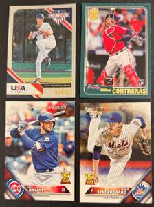 4-Card Star Baseball Rookie Lot
