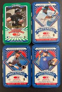 4 Baseball HOF Player Tins