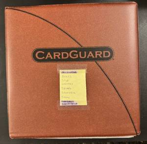 HOF Baseball Card Bulk Binder w BIG STARS, sorted
