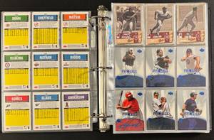 Bulk Misc HOF & Insert Baseball Card Binder
