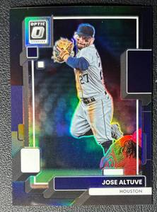 Jose Altuve 2022 Optic Black 0525 Houston Astros Baseball Card No. 127