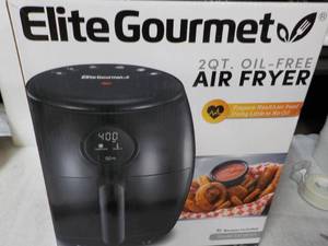 Elite Gourmet 2 qt Oil Free Air Fry...