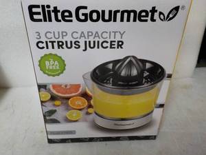 Elite Gourmet 3 cup Capacity Citrus...