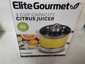 Elite Gourmet 3 cup Capacity Citrus...