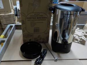 Elite Gourmet 40 Cup Stainless Stee...
